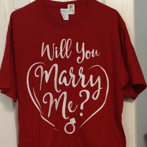 Will You Marry Me T shirt